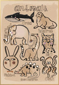 Studio loco poster animal collection 50 x 70 cm