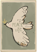 Studio loco poster peace bird 50 x 70 cm