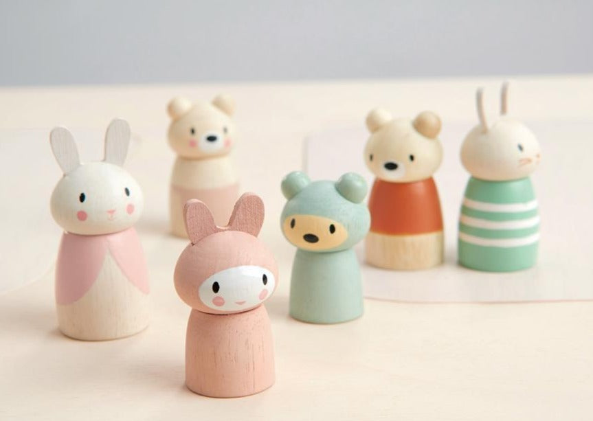 Tender Leaf Toys Family Rabbit 3yrs+ 191856083832