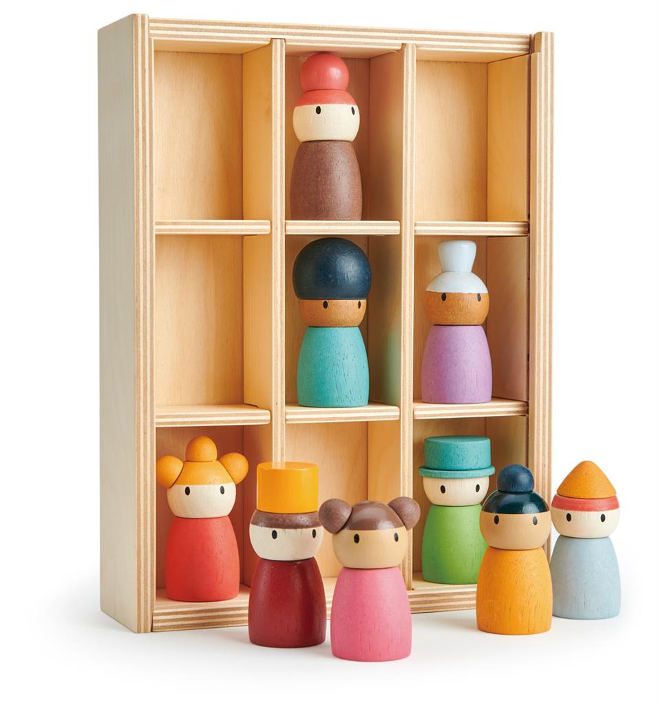 Tender Leaf Toys hotel Happy folk 3yrs+ 191856083702