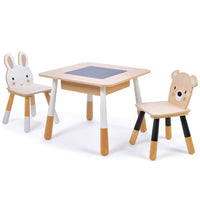 Tender Leaf Toys children's table + chairs forest
