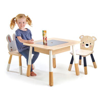 Tender Leaf Toys children's table + chairs forest