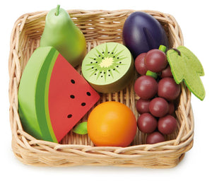 Tender Leaf Toys basket with fruit 3yrs+
