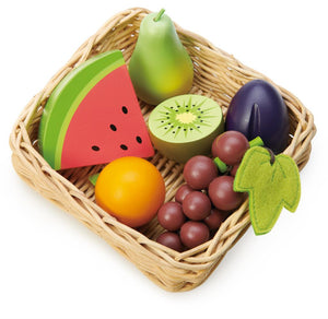 Tender Leaf Toys basket with fruit 3yrs+