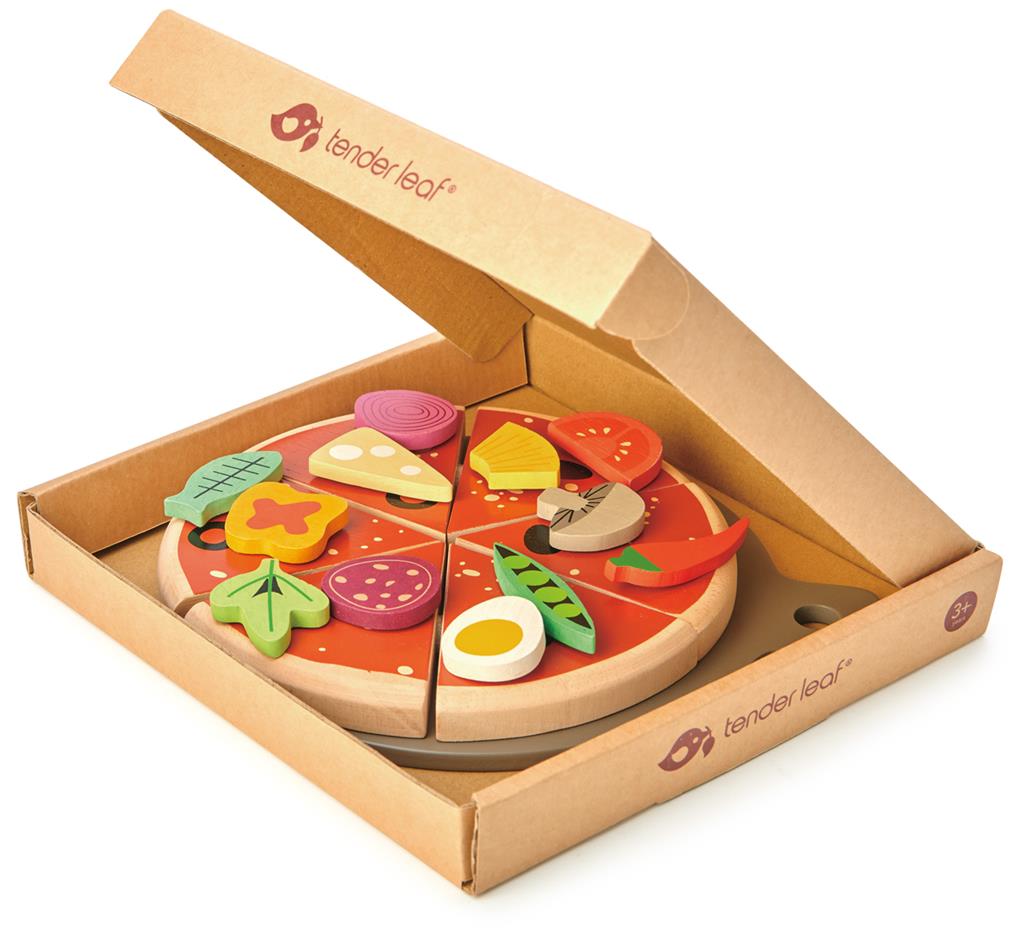 Tender Leaf Toys pizza in box 3yrs+