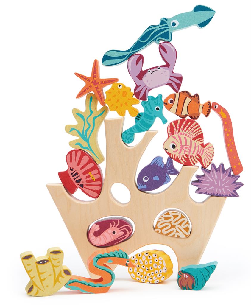 Buy Tender Leaf Toys stacker coral reef 18 months +