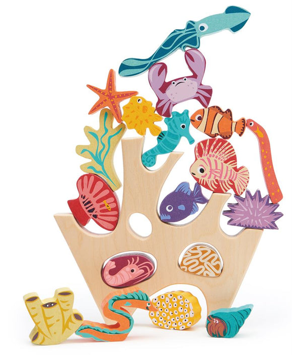 Tender Leaf Toys stacker coral reef 18 months +