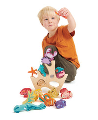 Tender Leaf Toys stacker coral reef 18 months +