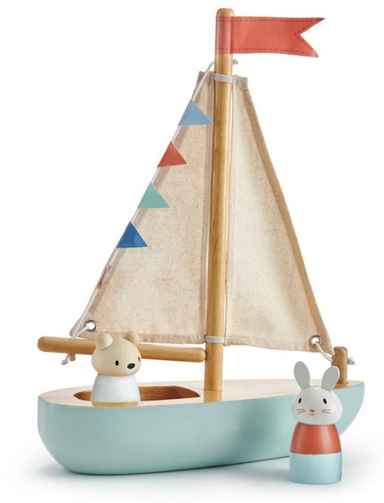 Tender Leaf Toys sailboat Sailaway 3yrs+