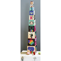 VILAC stacking tower rainbow 1 yr+