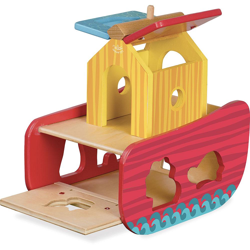 VILAC shape sorter ark 2 yrs+ Hout