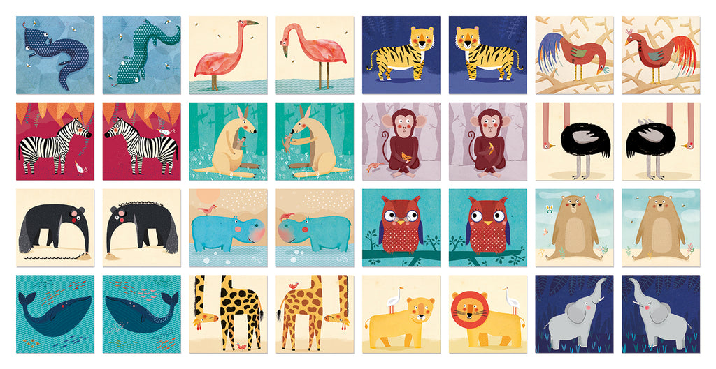 LONDJI wild animals memo 3 yrs+ DI016U