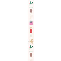 Washi tape Xmas white 10 mtr
