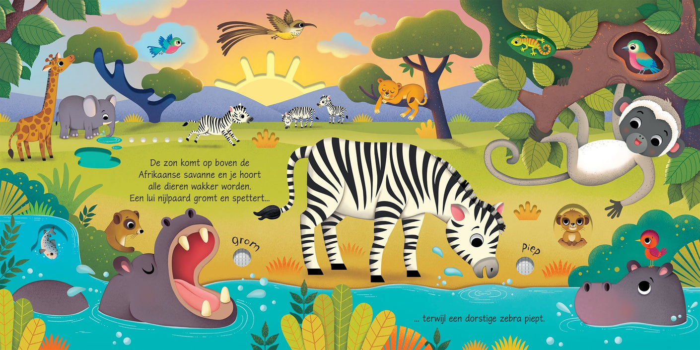 Wild animals - sound book 1 yr+