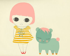 Petit Monkey poster In it together 29.7 x 42 cm