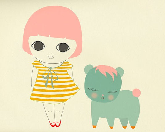 Petit Monkey poster In it together 29.7 x 42 cm