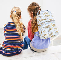 Petit Monkey children's backpack tiger gray L