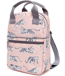 Petit Monkey children's backpack tiger white L