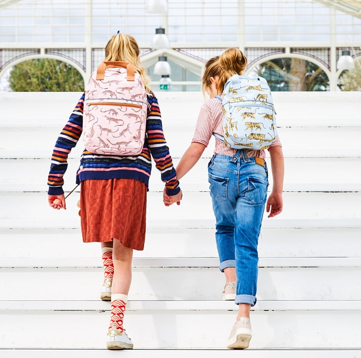 Petit Monkey children's backpack tiger gray S