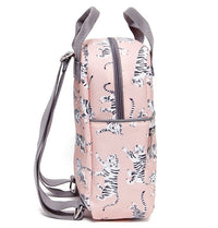 Petit Monkey children's backpack tiger white S