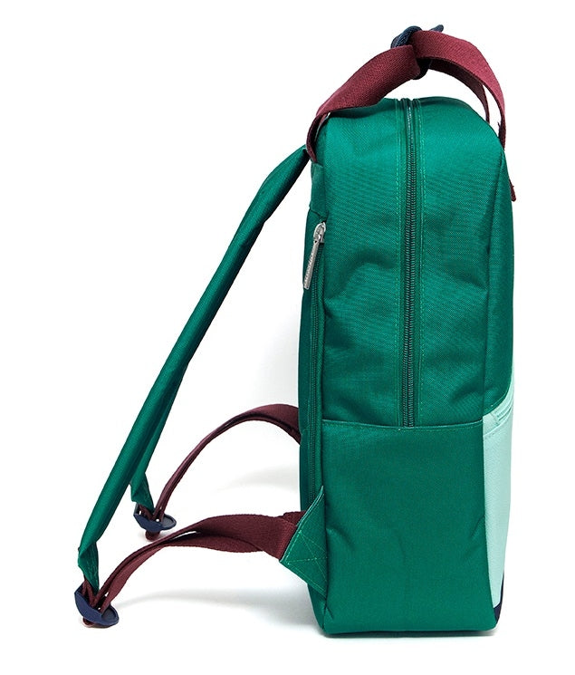 Petit Monkey children's backpack cadmium green L BP27-L-R