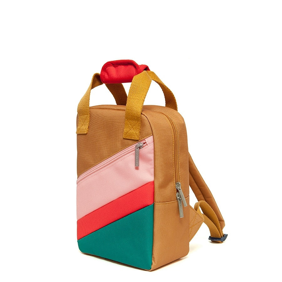 Buy Petit Monkey children's backpack inca gold S