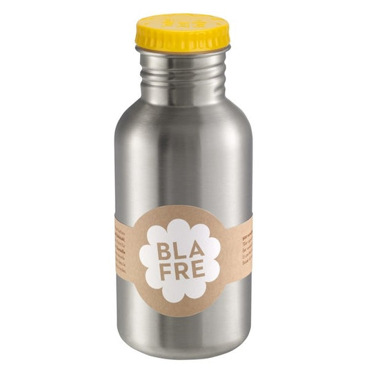 BLAFRE drinking bottle stainless steel yellow 500 ml
