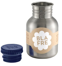 BLAFRE drinking bottle stainless steel navy blue 300 ml