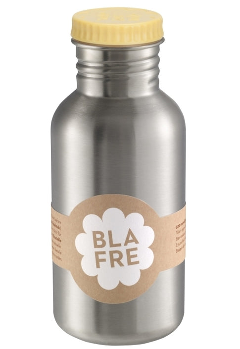 BLAFRE drinking bottle stainless steel soft yellow 500 ml
