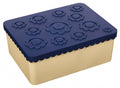 BLAFRE lunch box flower soft yellow navy