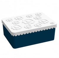 BLAFRE lunch box flower navy white