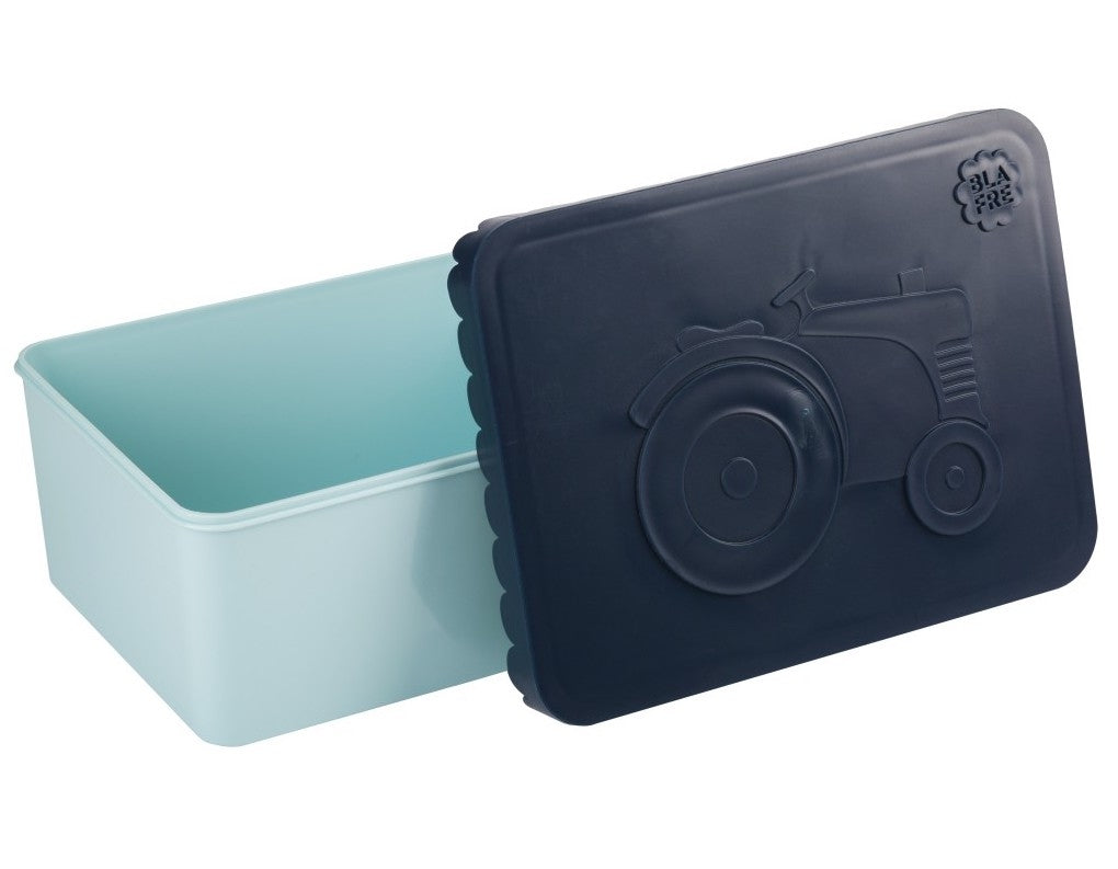 BLAFRE lunch box S tractor blue navy