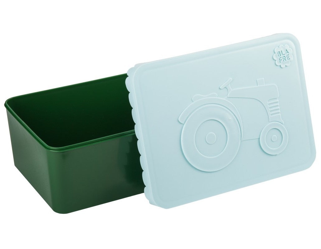 BLAFRE lunch box S tractor dark green blue