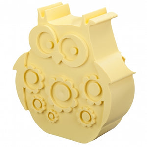 BLAFRE lunch box owl soft yellow