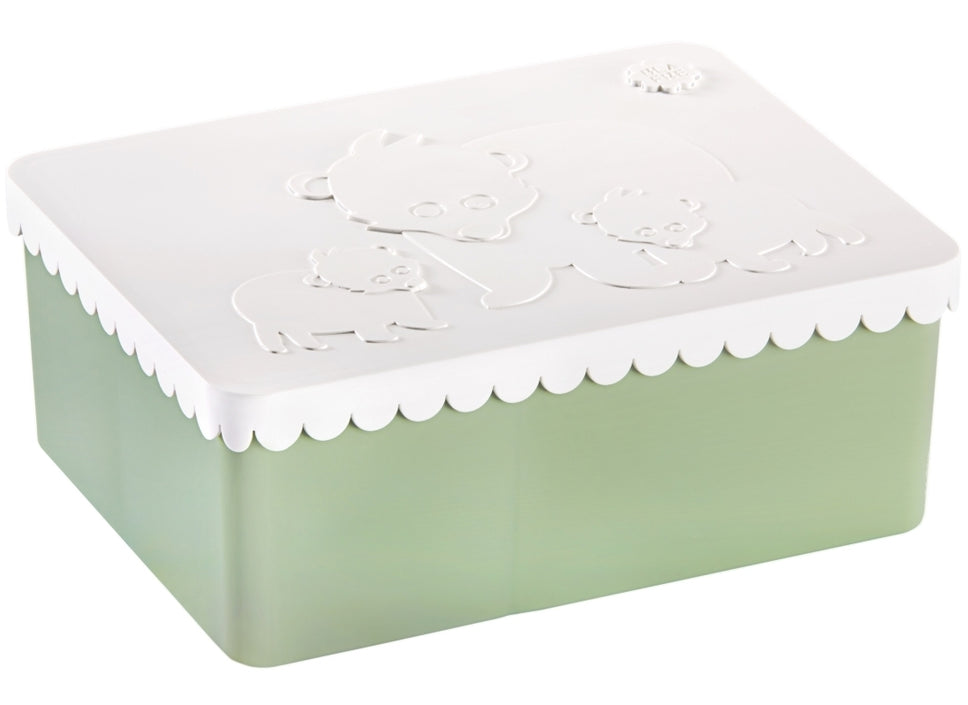 BLAFRE lunch box polar bear mint white