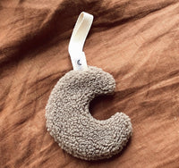 Dappermaentje pacifier cloth moon teddy coffee