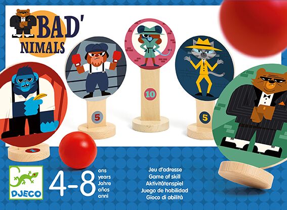 DJECO throwing balls Bad'nimals 4-8 yrs