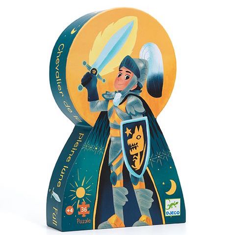 DJECO puzzle Knight full moon 4 yrs+ / 36 pcs
