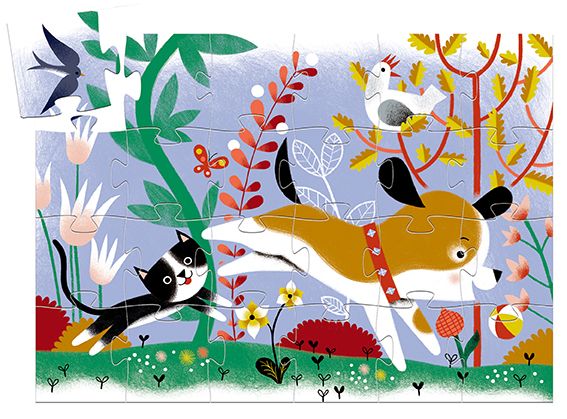 DJECO puzzle puppy Firmin 3 yrs+ / 24 pcs