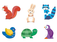 DJECO puzzle duo articulo animals 2 yrs+
