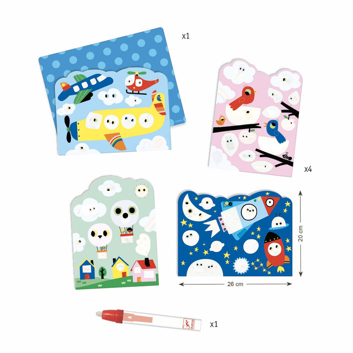 DJECO magical colors hidden sky 18 months+