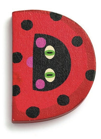 DJECO wooden letter animals D