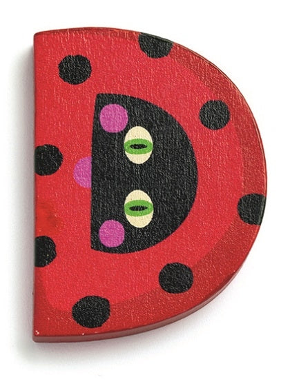 DJECO wooden letter animals D