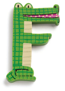 DJECO wooden letter animal F