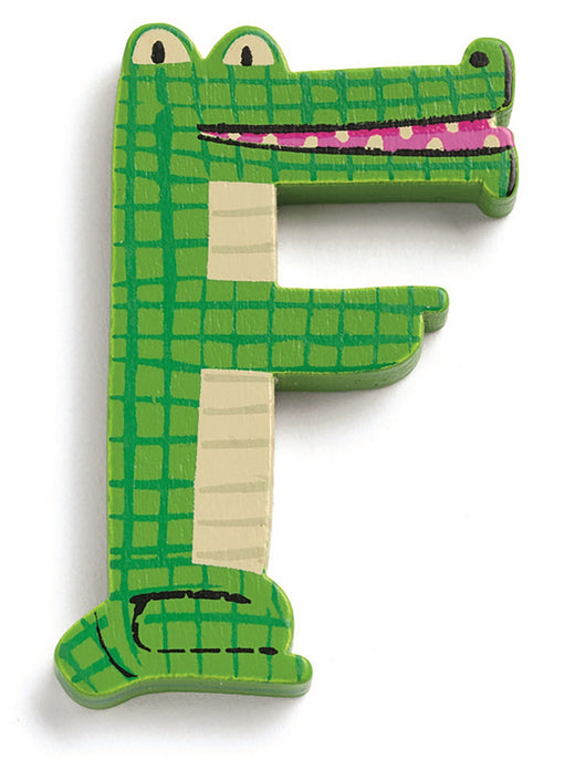 DJECO wooden letter animal F