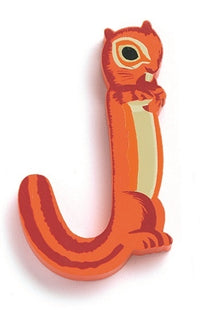 DJECO wooden letter animal J