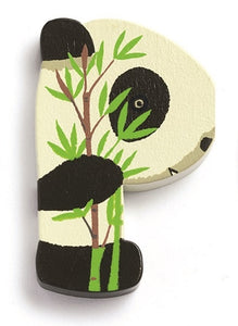 DJECO wooden letter animal P