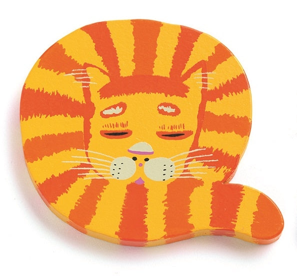 DJECO wooden letter animal Q