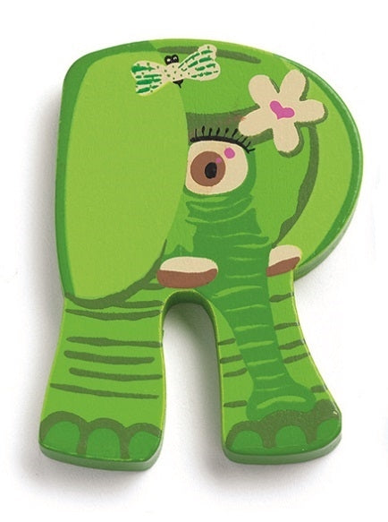 DJECO wooden letter animal R