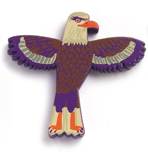 DJECO wooden letter animal T